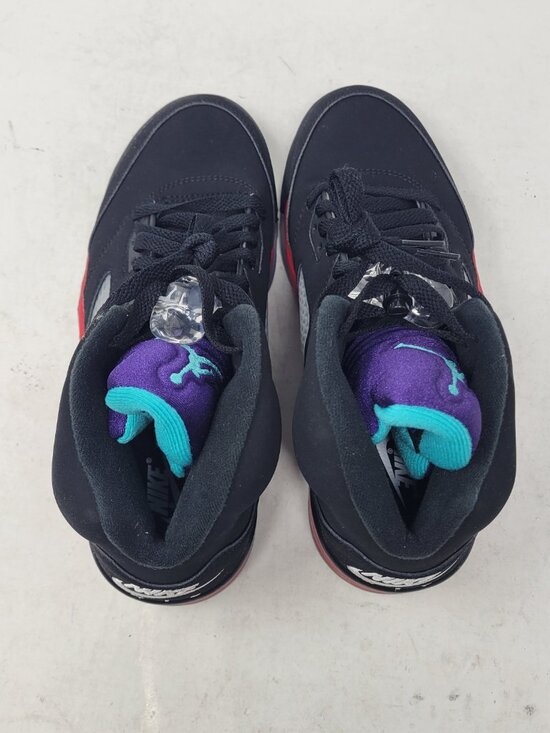 Air Jordan 5 Top 3 Black Fired Red Metallic Silver Grape BRED US 8 CZ1786 001 main image 4